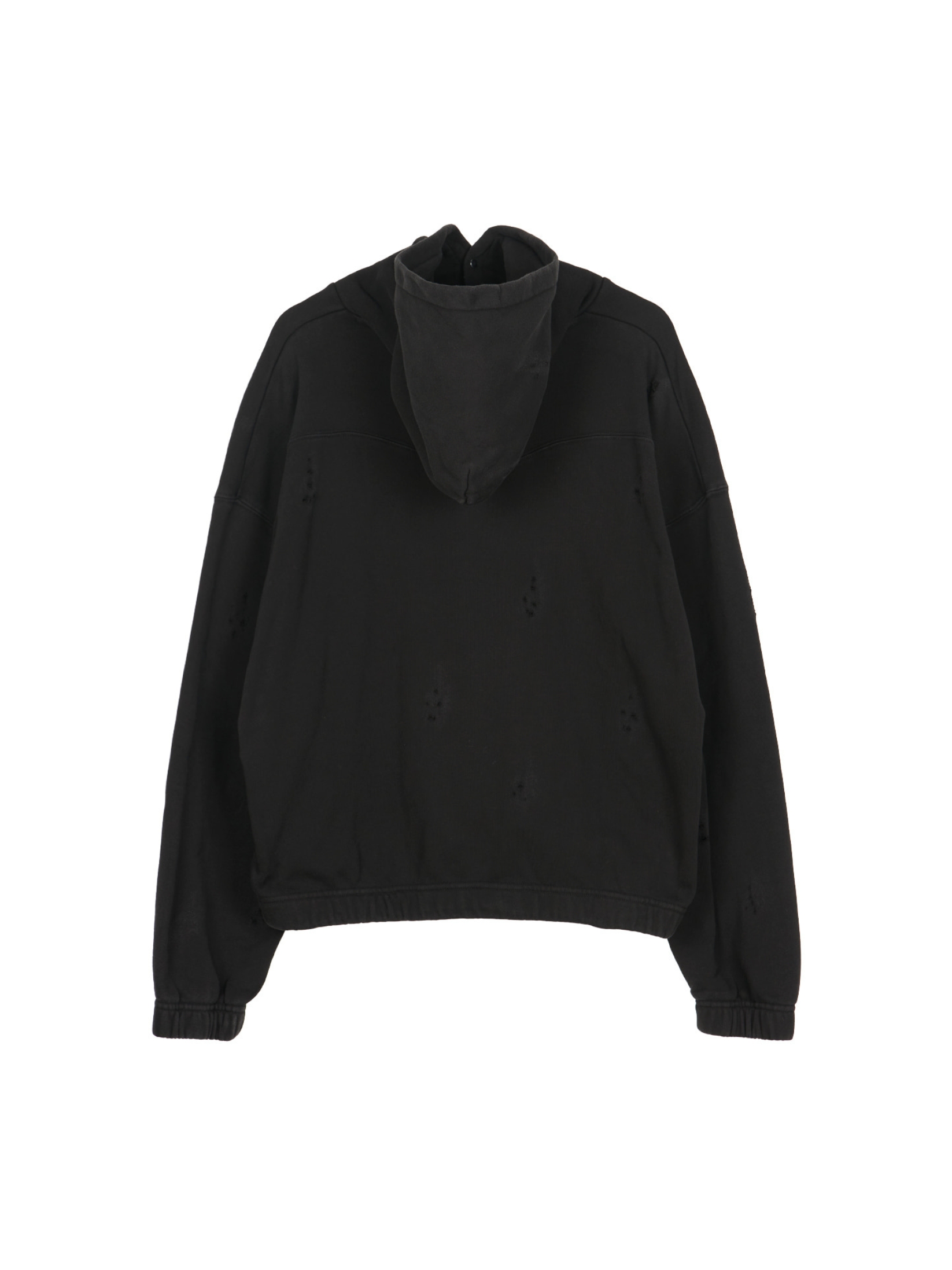 Baggy vintage washed black streetwear hoodie 