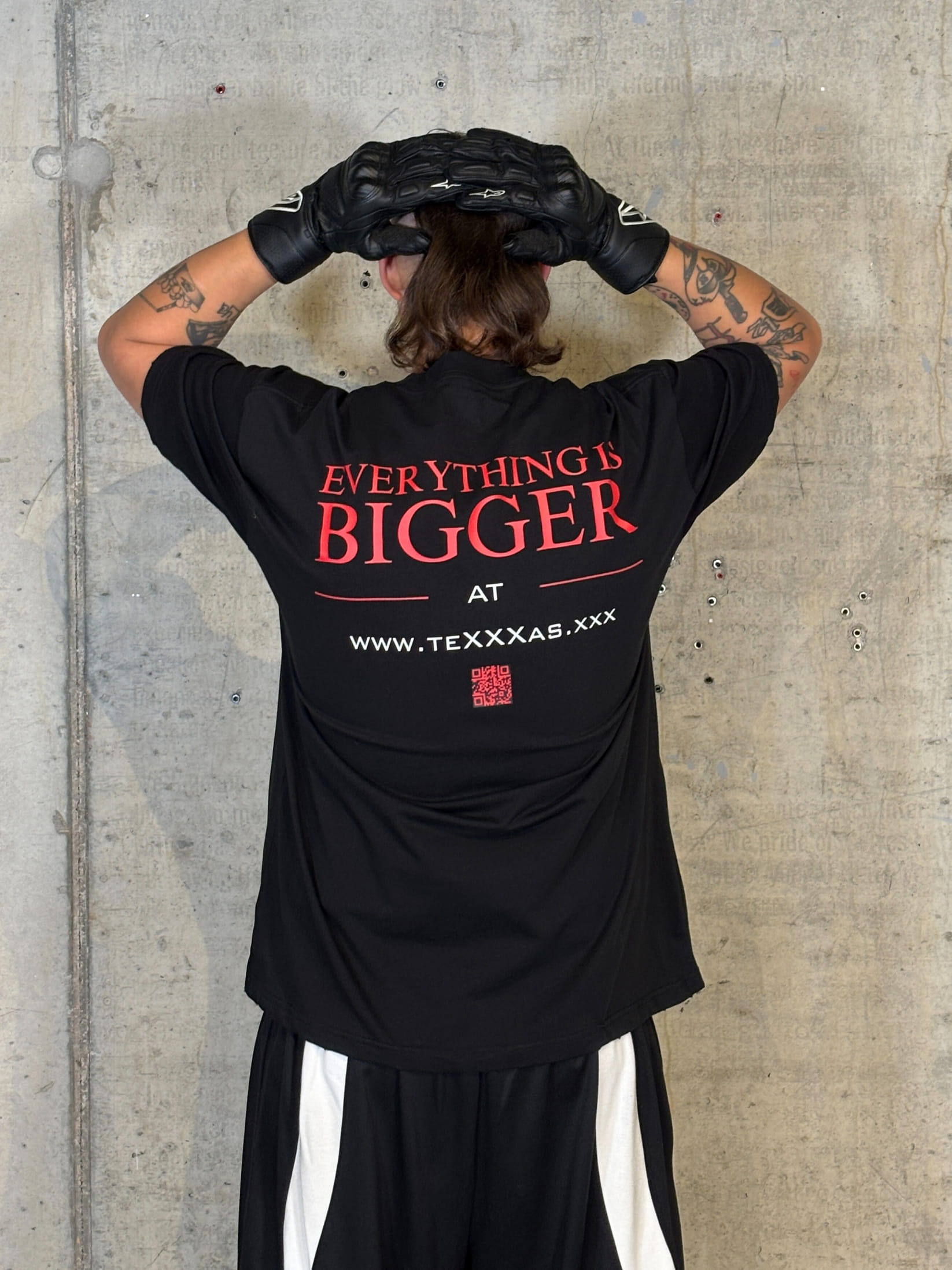 Streetwear photoshoot featuring OUTLW USA clothing