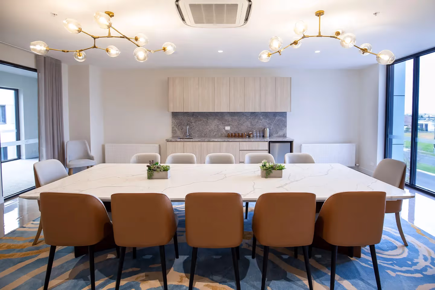 Oxa Care's private function area available to residents