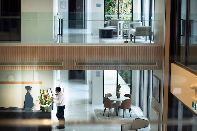 Oxa Care entrance hall