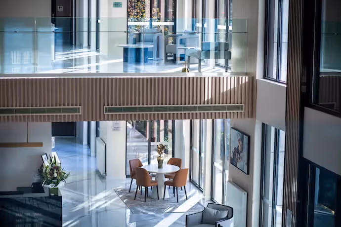 Oxa Care's atrium