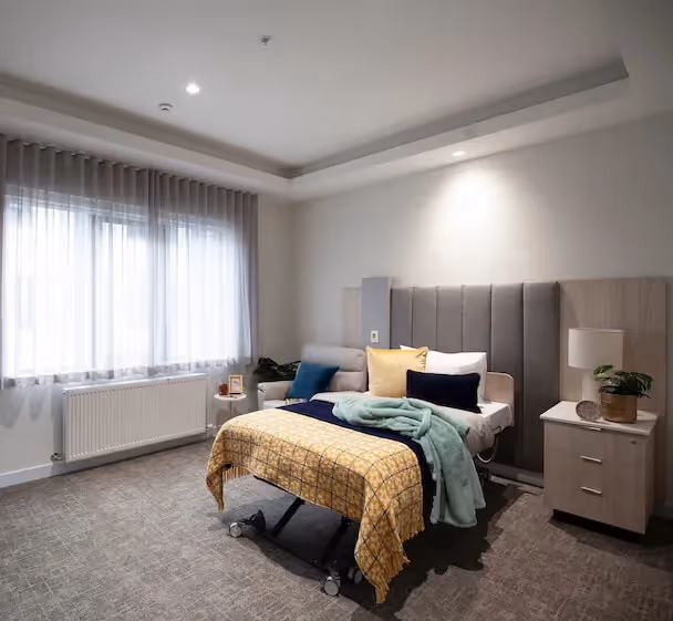 Oxa Care bedroom, fully equipped and furnished 