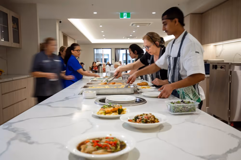 Food and cultural support in a Macedonian aged care home