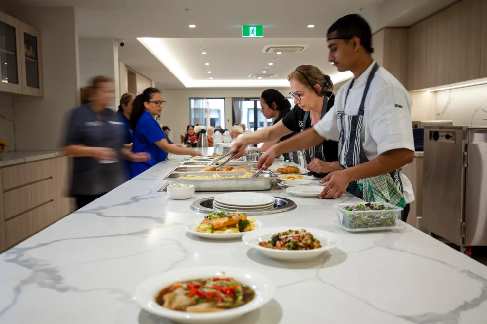 Food and cultural support in a Macedonian aged care home