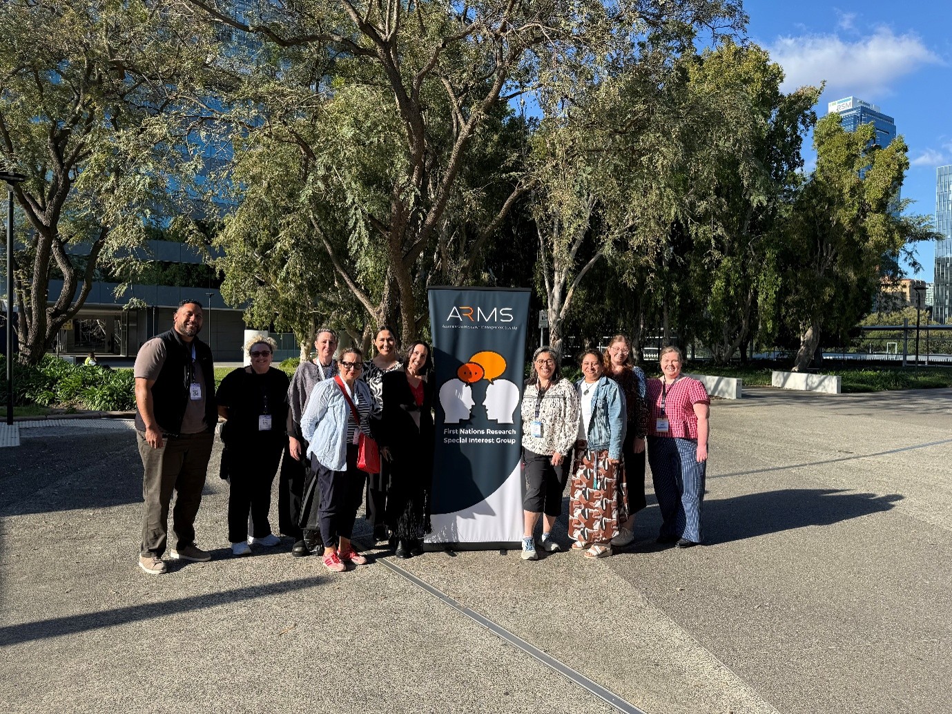 Members of the Indigenous Special Interest Group at the pre-conference meeting in Perth
