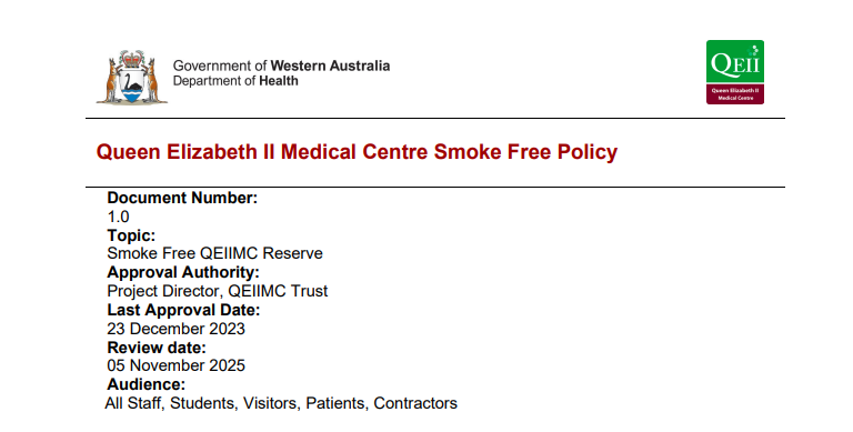 Smoke Free Policy