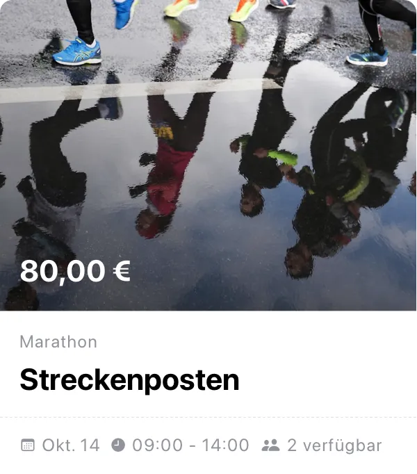 Verlässliche Streckenposten für Sportevents - Personal für die Organisation und Absicherung der Strecke bei Marathons und anderen Sportveranstaltungen.