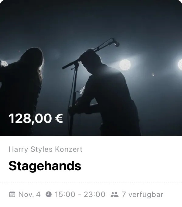 Erfahrene Stagehands für Event- und Konzertlogistik - Unterstützung bei der technischen und organisatorischen Durchführung großer Events