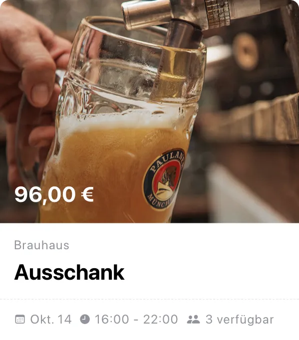 Erfahrene Ausschankkräfte für Brauhäuser und Gastronomie - Unterstützung beim Ausschank von Getränken und Service