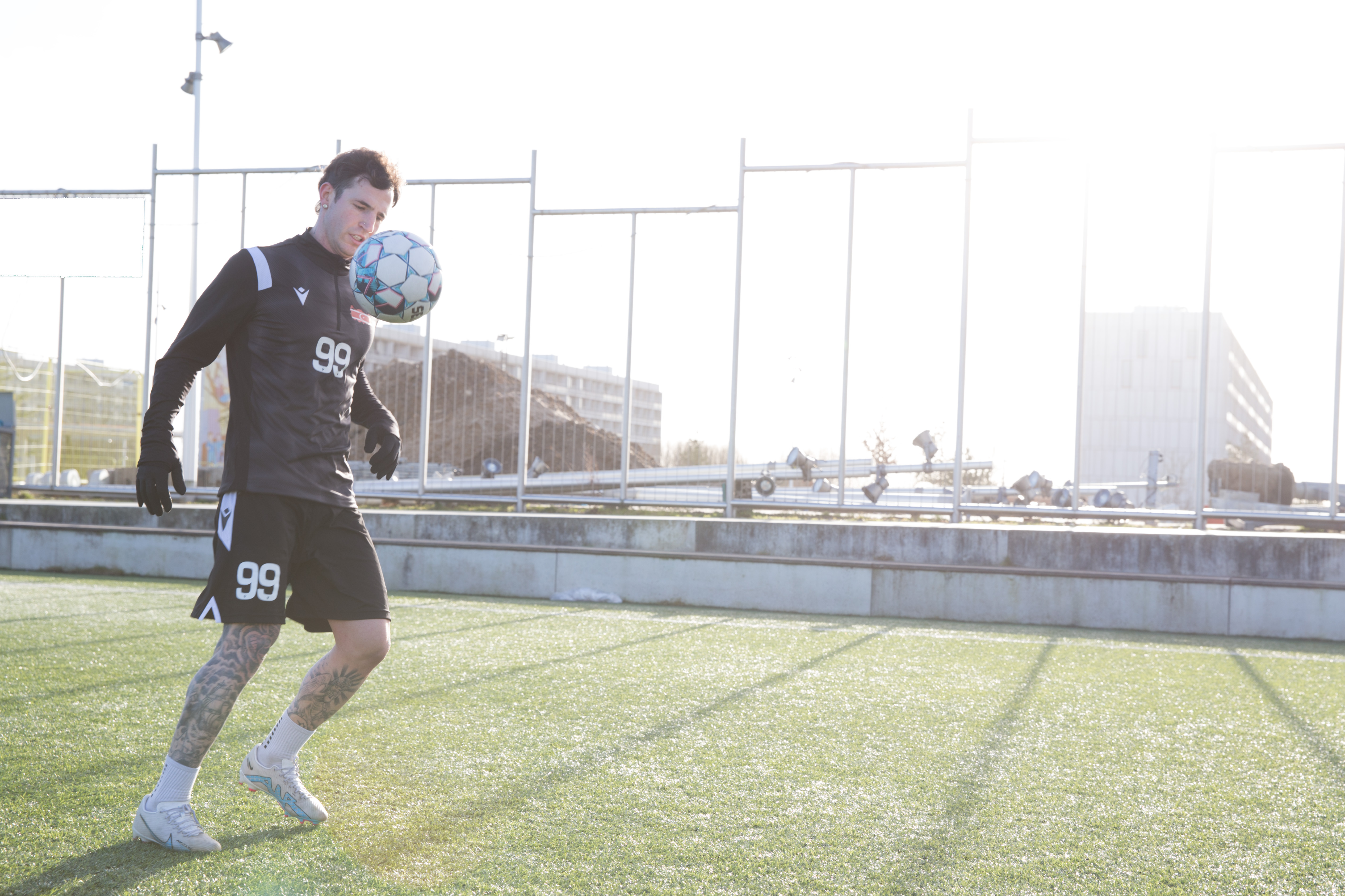 Tomas Gaita Footballer Aarhus Denmark
Football pitch