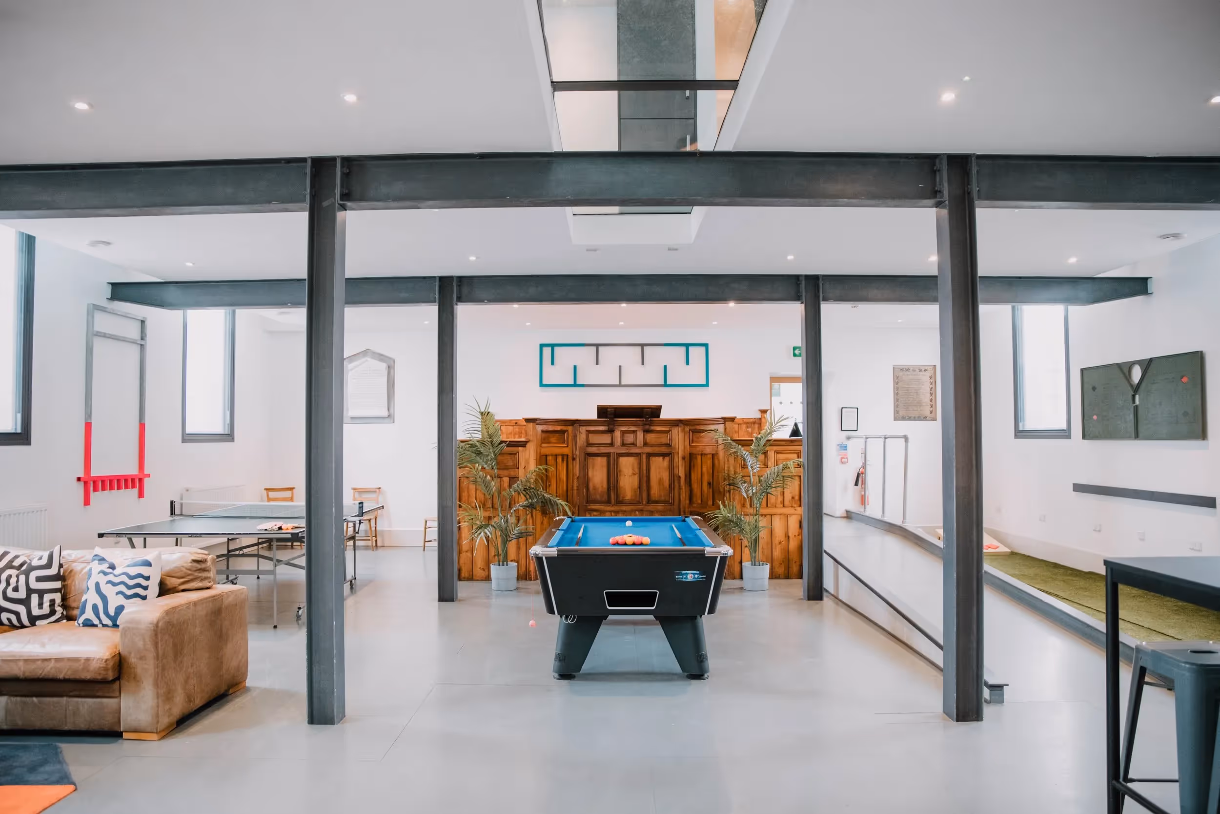 Wye Valley Bunkhouse games room