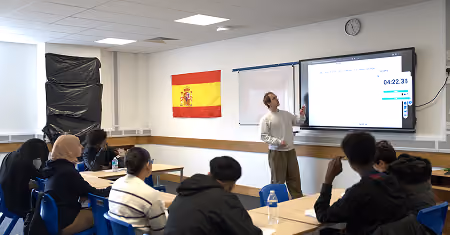 Students studying in Xcelerate academy derby GCSE maths