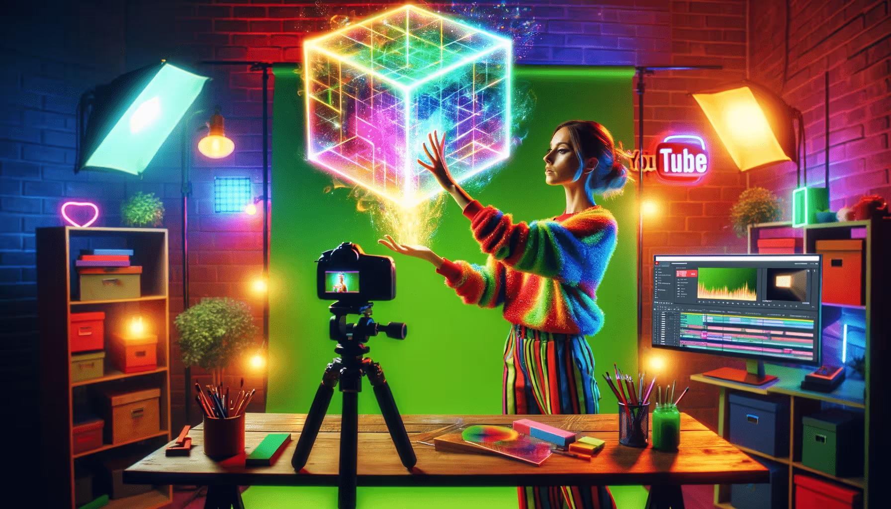 YouTube Shorts dimensions AI image