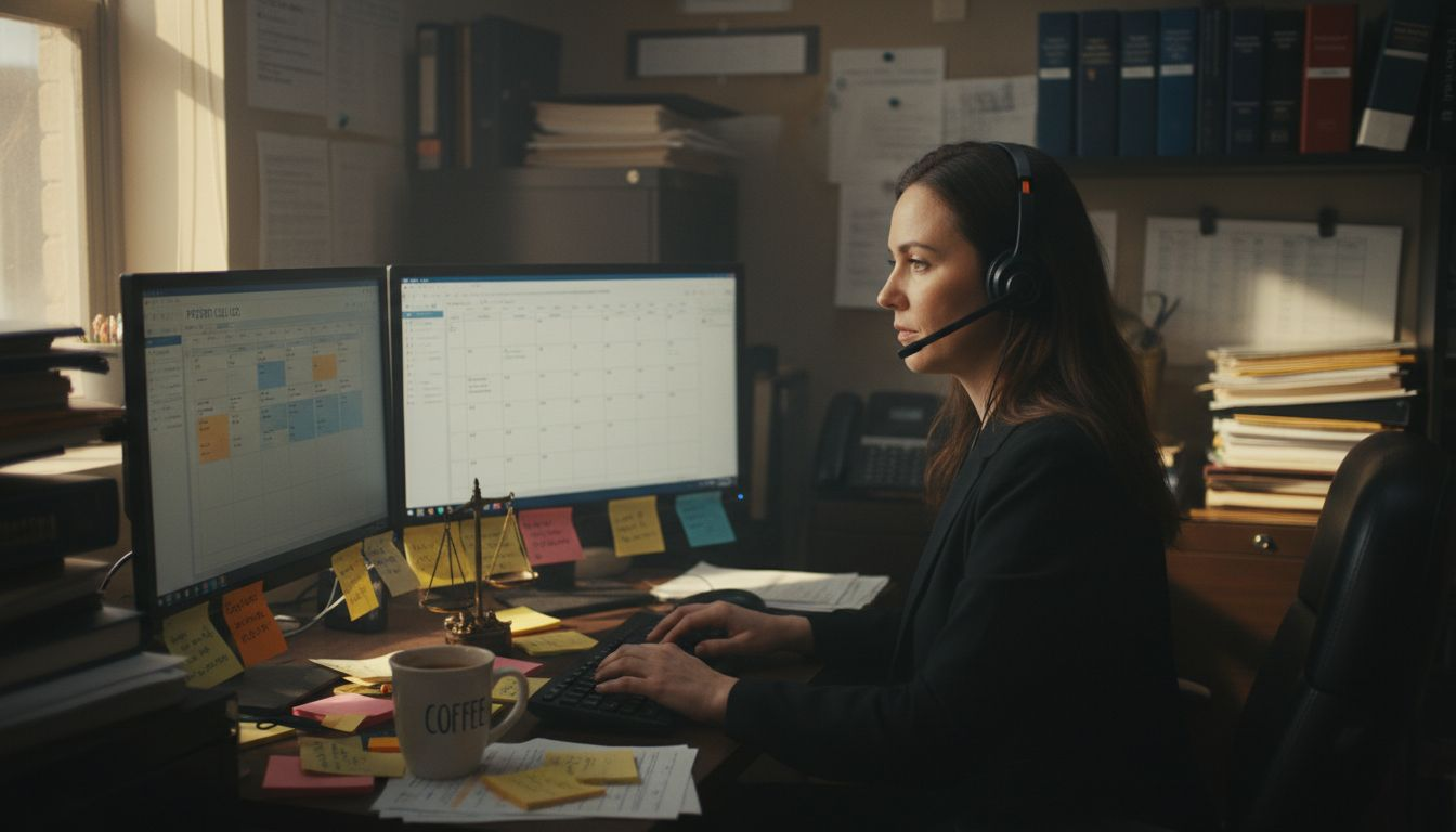 Support agent manages healthcare legal appointments