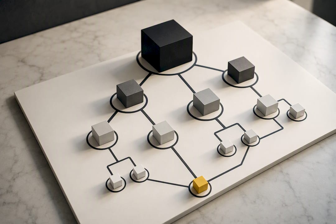 Corporate ownership chain reaching ultimate controller