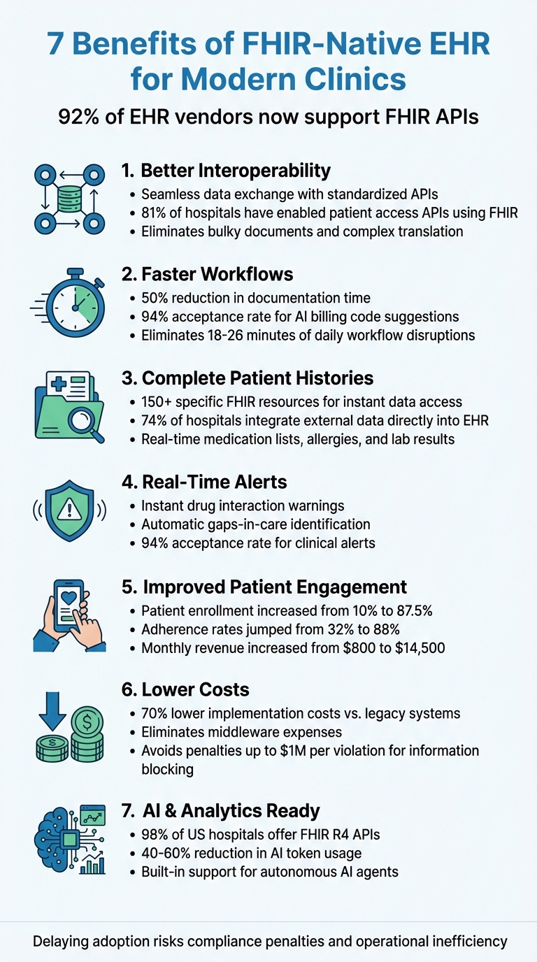 7 Key Benefits of FHIR-Native EHR Systems for Modern Clinics