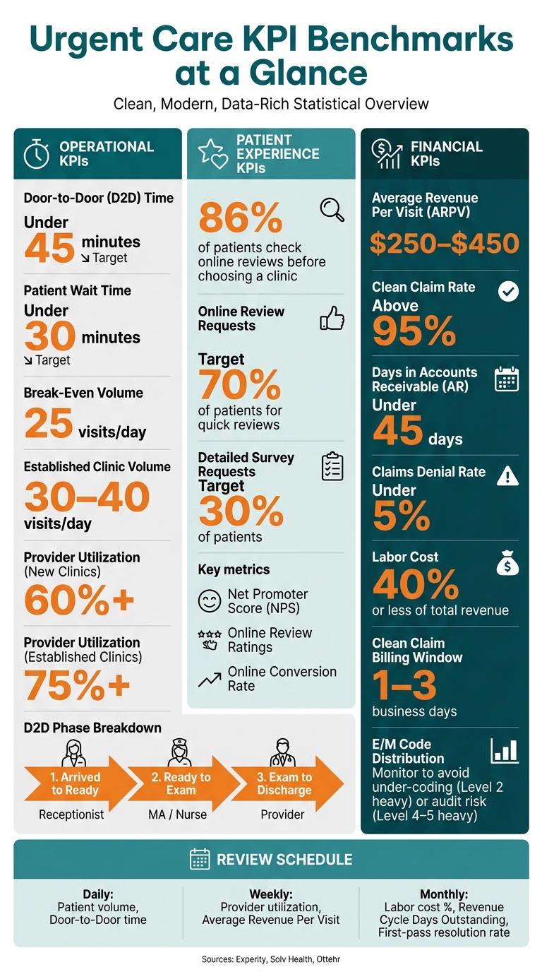Urgent Care KPI Benchmarks at a Glance