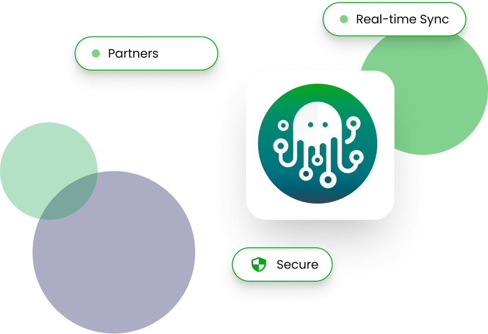 blurred laptop with icons on it