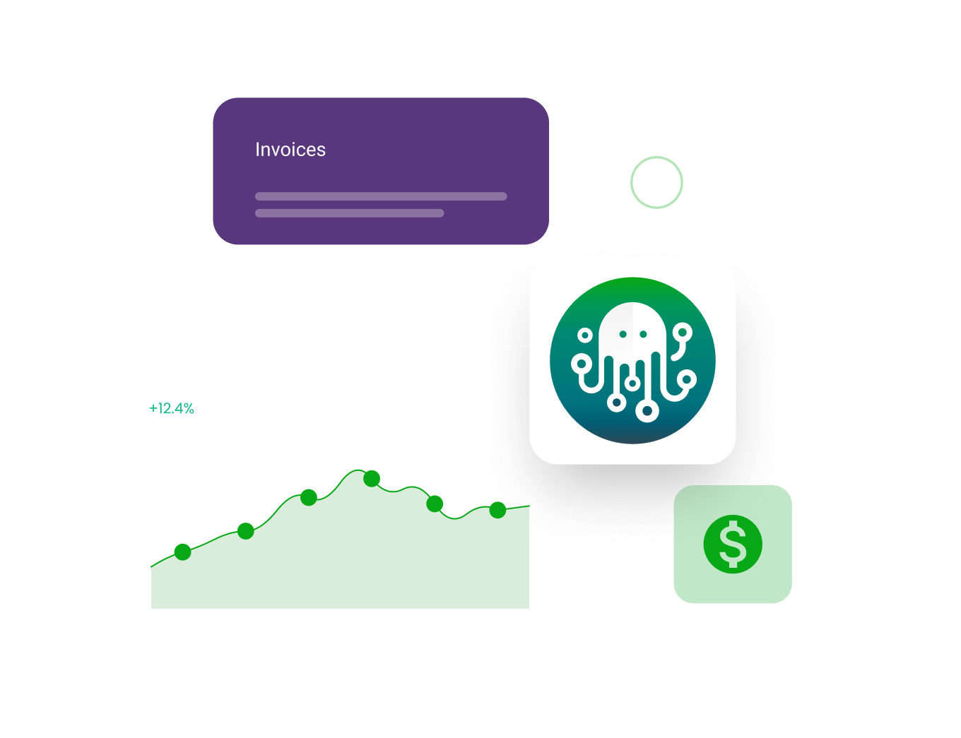 blurred laptop with icons on it