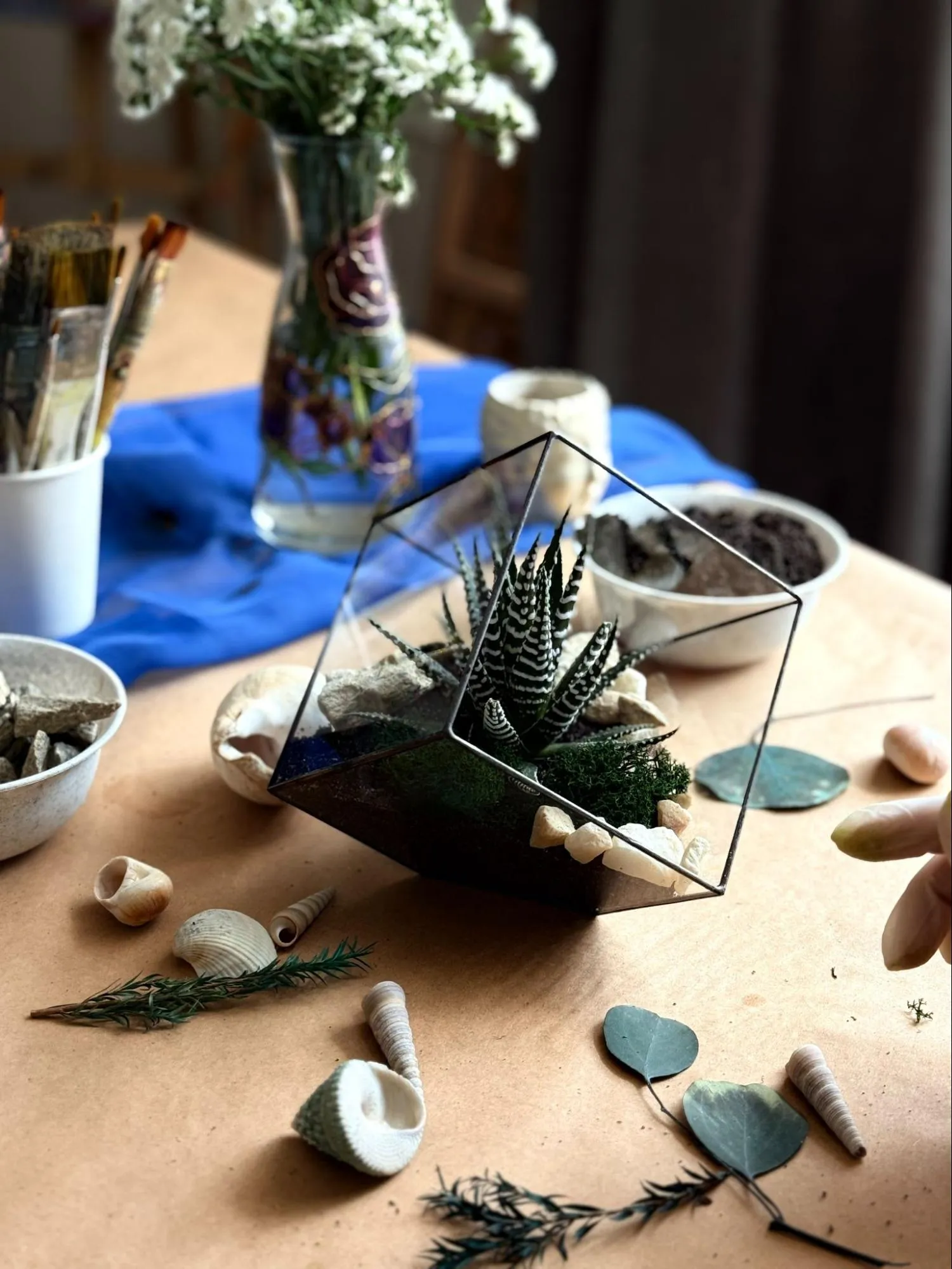 флораріум із сукулентами