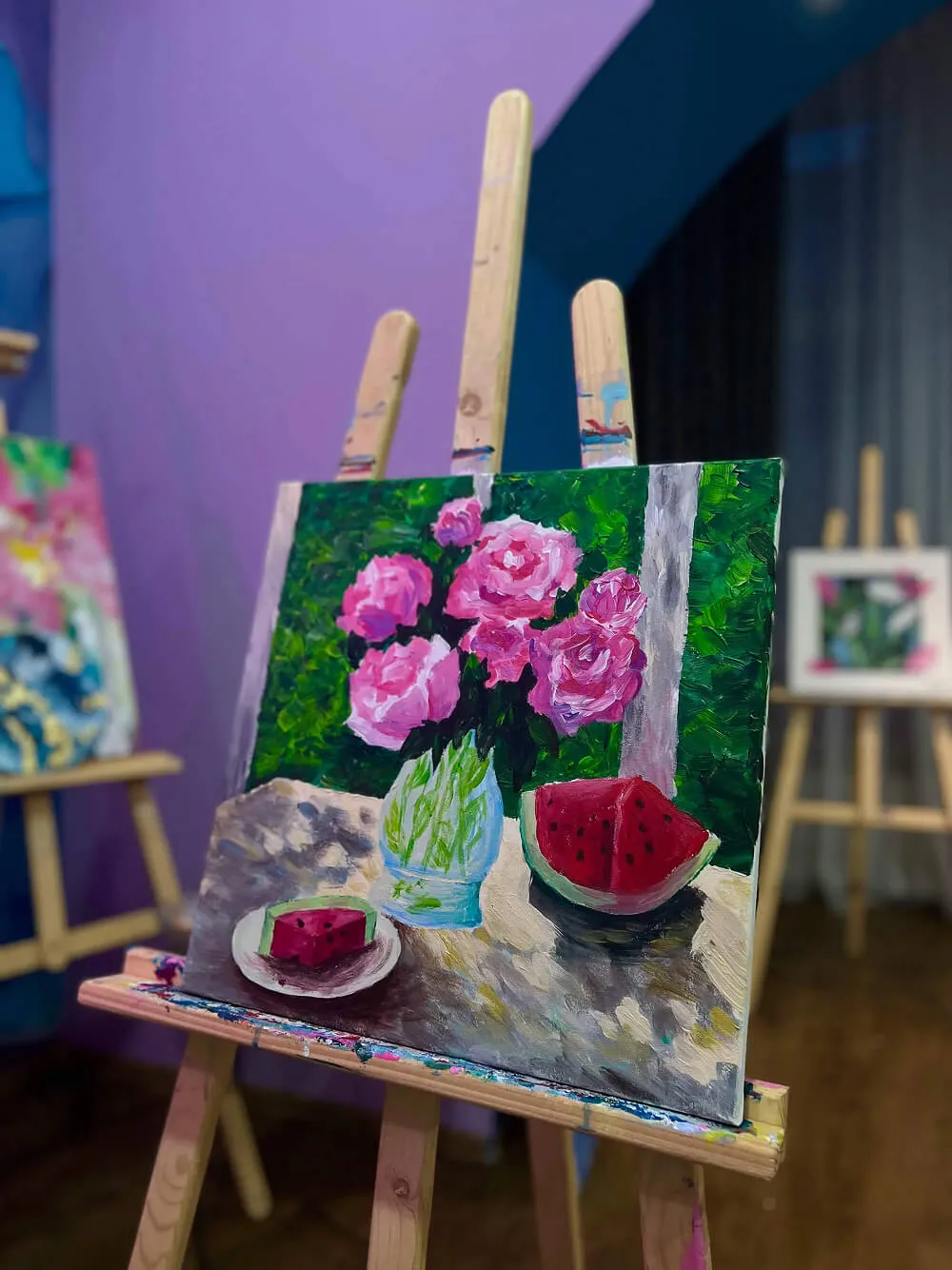 Вільна тема на полотні майстер клас