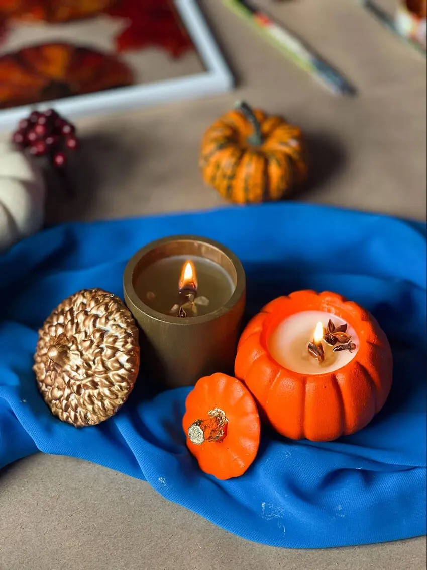 осінні свічки майстер клас