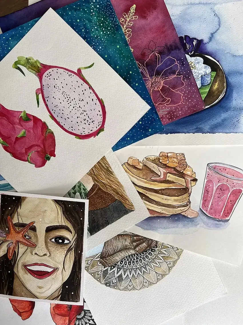 Акварель майстер-клас