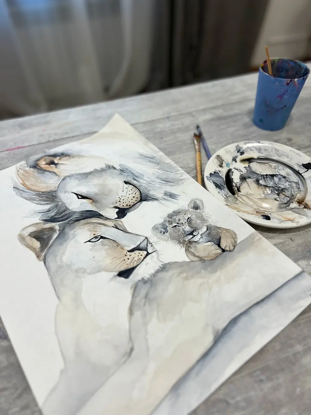 майстер клас акварель