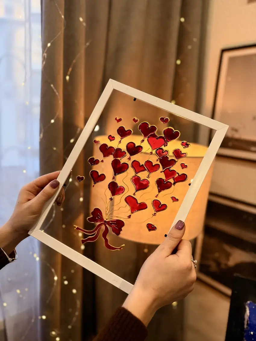 вітражний розпис київ