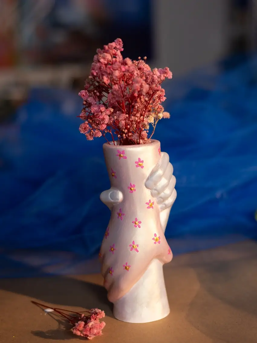 майстер-клас розпис гіпсової вази