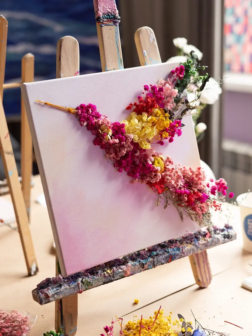 майстер-клас картини з сухоцвітів в Києві