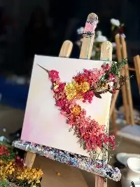 мк картина з сухоцвітів