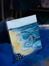 МК картина з перлинами