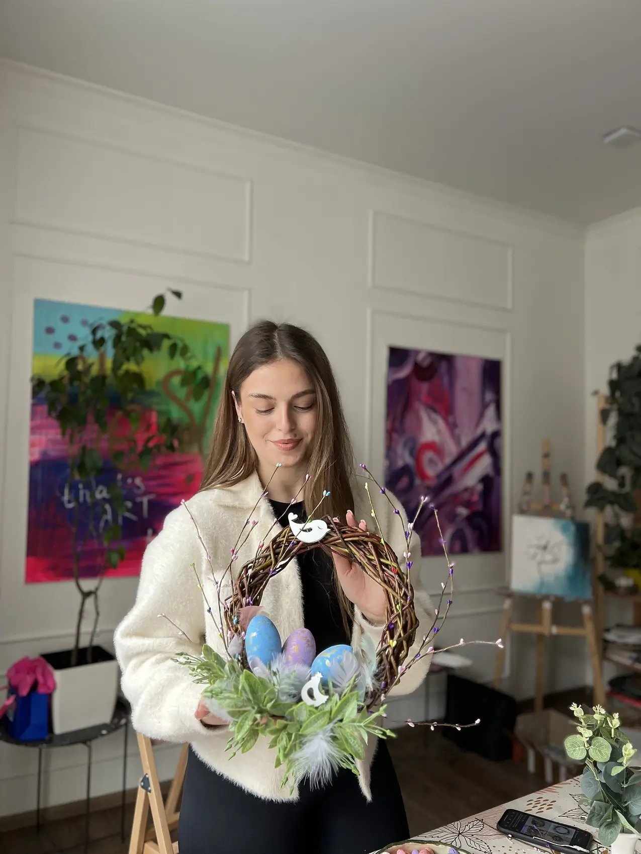 Створення великоднього вінка