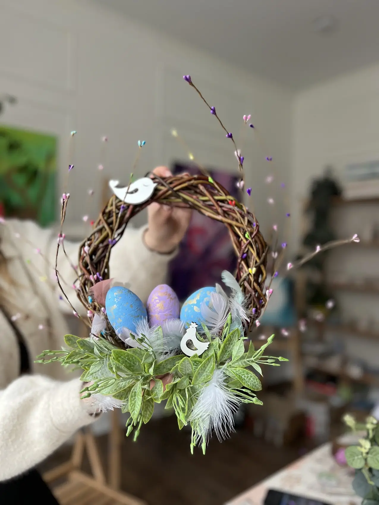 Створення великоднього вінка