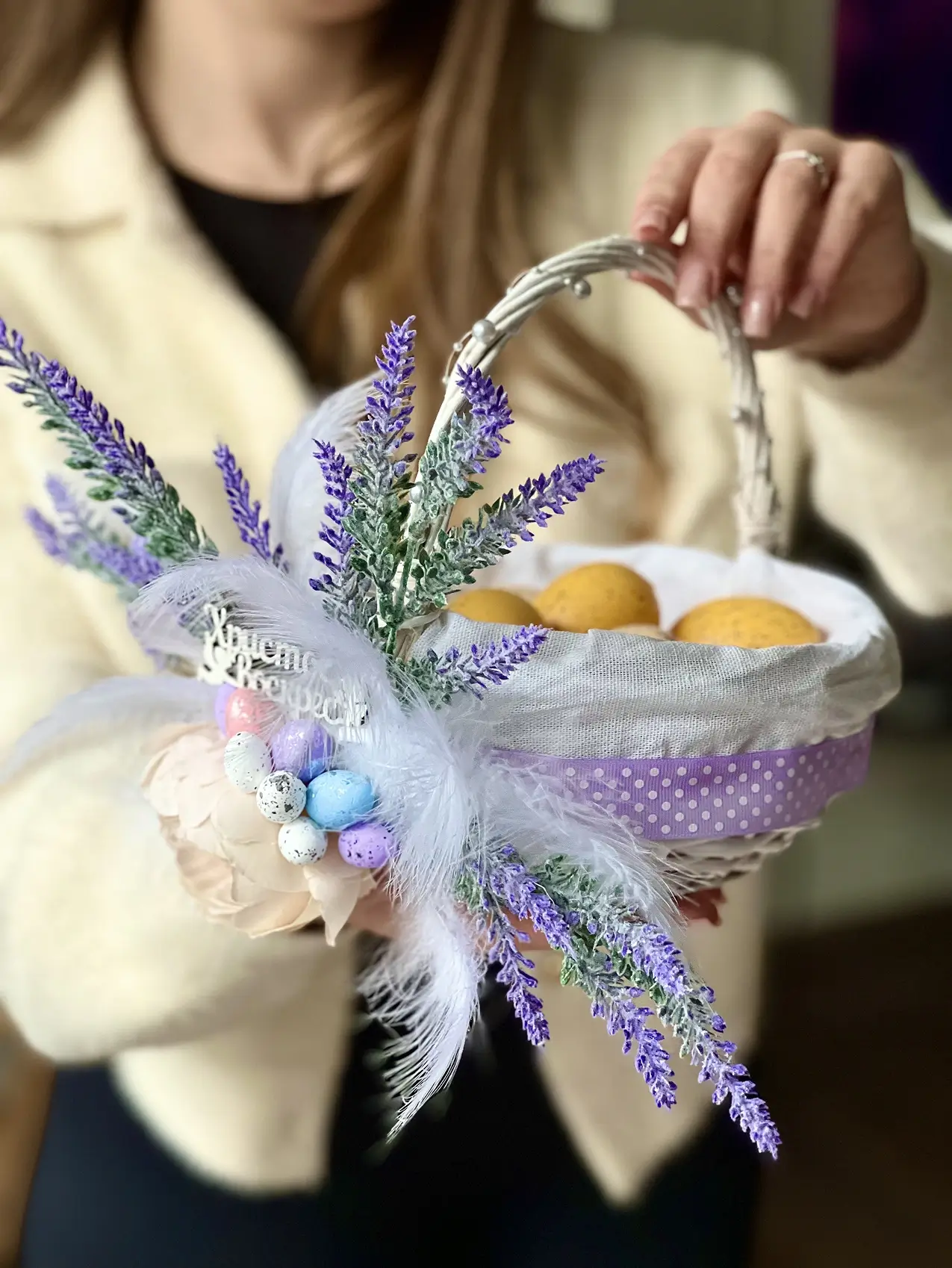 Декорування великоднього кошика