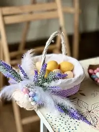Декорування великоднього кошика