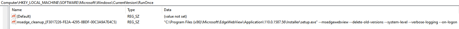 Microsoft Edge Startup Item