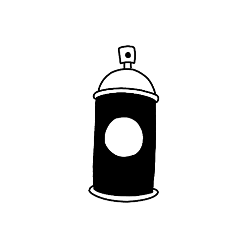 Tag up the city with this graffiti spray paint can from our Brooklyn Collection.