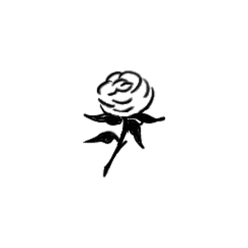 Classic rose tattoo designed by Perfect Angel.