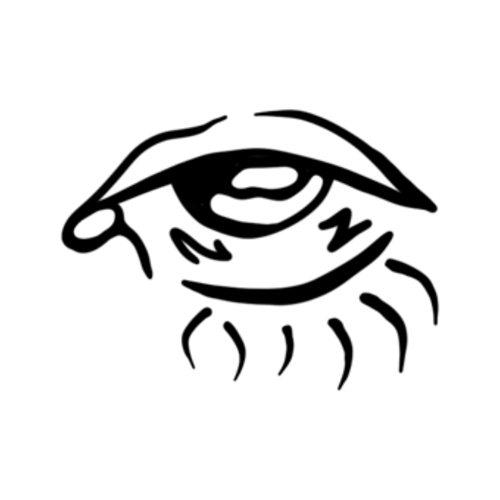 closing sad eye designed by Carli Cherry.