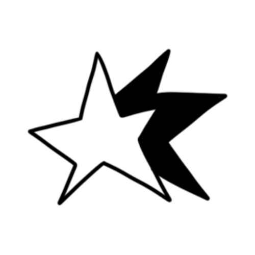 Star and its shadow designed by Carli Cherry.