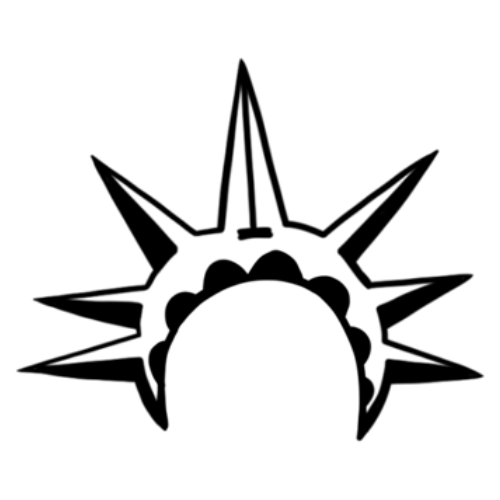 Statue of liberty crown designed by Carli Cherry.