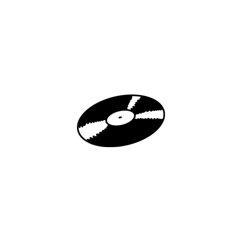 DJ spin that track. Vinyl record tattoo design.