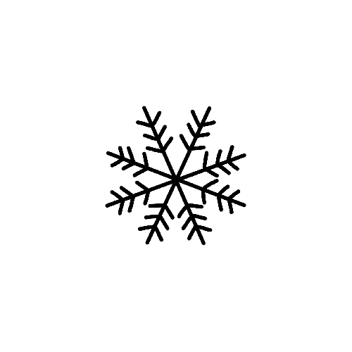 snowflake tattoo design. 