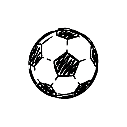 Soccer ball tattoo design to celebrate the World Cup