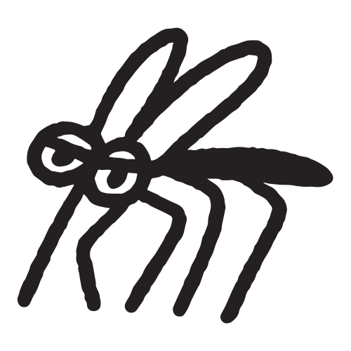 Mosquito tattoo design by Micah NYC.