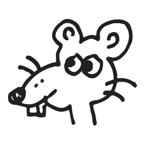 Rat tattoo design by Micah NYC.