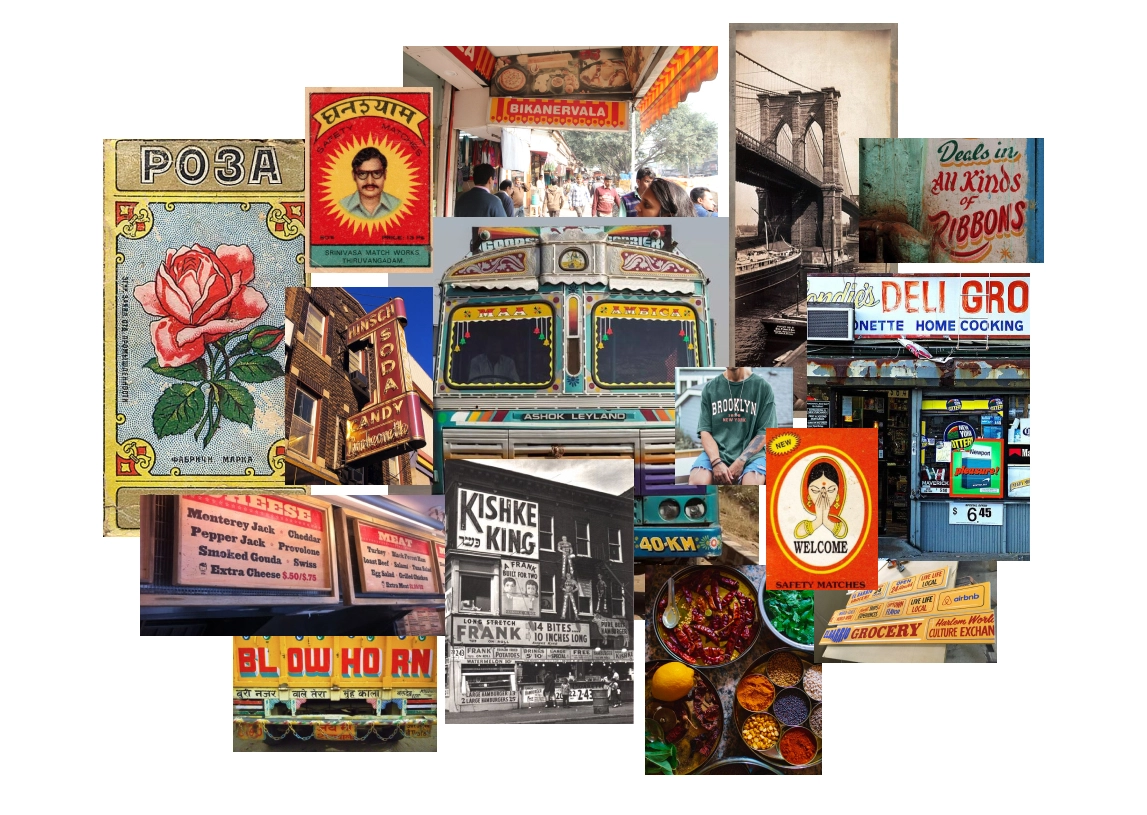 A collage of inspiration images