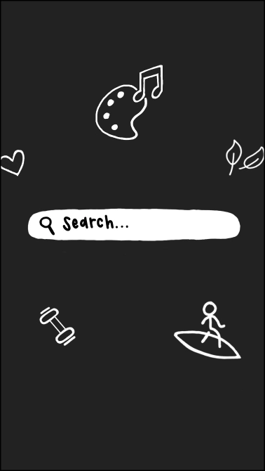 A sketch idea for the Kalyani home screen